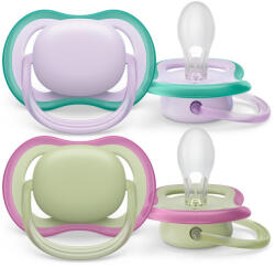 Philips játszócumi Ultra Air neutral 0-6hó lányos lila 2db - vitalcafe