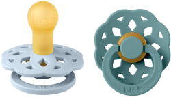 BIBS játszócumi - Boheme natúr kaucsuk 0-6 hó pasztellkék és óceán 2 db - vitalcafe