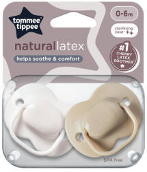  Tommee Tippee játszócumi Cherry latex 2 db 0-6hó - vitalcafe