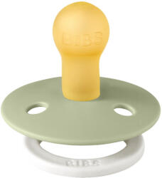 BIBS játszócumi - Colour natúr kaucsuk éjszakai 0-6 hó zsálya 1 db tasakban - vitalcafe