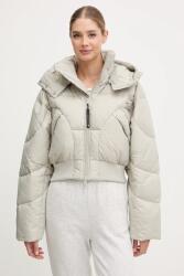 adidas by Stella McCartney rövid kabát ASMC Crop bézs, téli, oversize, KA0645 - bézs L