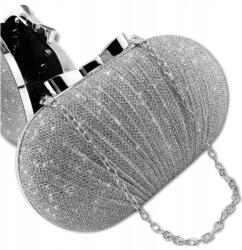 EdiBazzar Ezüst Női Kézitáska Estélyi Névjegykártyatartó Elegáns Csillogó (5905884089965)
