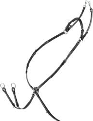 Eqode By Equiline Kikötő lovaknak lecipzározható és rugalmas martingállal Equiline COB fekete