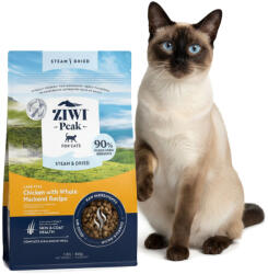 ZIWI Gőzölt És Szárított Csirke Mackerelával 800g Macskáknak