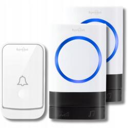 Spreest Vezeték Nélküli Kapucsengő Elemes Kapuhoz Vízálló 2 Db (Dzwonek bezprzewodowy Q189189-WW 1T2R Biały)
