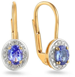 Heratis Forever Fülbevaló tanzanitokkal és gyémántokkal 0, 020 ct IZBR091NN