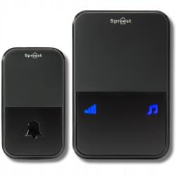 Spreest Vezeték Nélküli Kapucsengő Elemes Kapuhoz Vízálló Külső (199199-BB 1T2R)