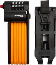 Master Lock Hajtható kerékpárzár Master Lock fekete|narancssárga|sárga
