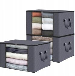 EdiBazzar Rendszervező szett 3 db-os, tároló táska szekrénybe, 90L, poliészter (Organizer zestaw 3szt torba do szafy)