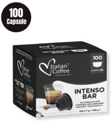 Italian Coffee 100 Capsule Italian Coffee Intenso Bar - Compatibile Dolce Gusto
