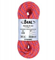 Beal Mászókötél Beal Rando 8mm narancssárga|30m (BC08R)