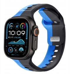Cubenest Prémium sportpánt Apple Watch-hoz, fekete-kék (B01R001DLBKBL)
