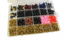  Szemek és orrok babáknak és mackóknak kb. 800db elem (kryu1)