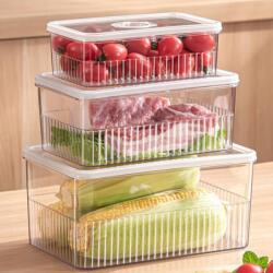  Ételtároló doboz szett 3 db-os légmentesen záródó konyhai (03070091601)