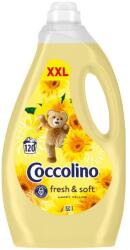 Coccolino öblítő, Happy Yellow, 120 mosás, 3000ml