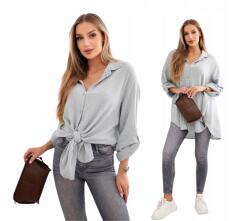 Kesi Szürke női pamut ing Muszlin Plus Size (5907302813114)