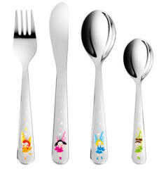 Tescoma BAMBINI gyermek evőeszköz, tündérek, 4 db (668090-00)