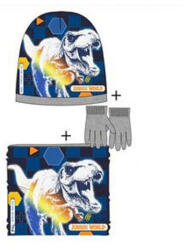 Sun City Jurassic World Attack Grey gyerek sapka + snood + kesztyű szett (85SNXVH4110A54)