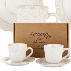 Eszpresszó csésze szett csészealjjal 120ml csésze dobozban Sarmatia