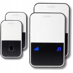 Spreest Vezeték Nélküli Kapucsengő Elemes Kapuhoz Vízálló Külső (Dzwonek bezprzewodowy U199-WW 1T1R Biały)