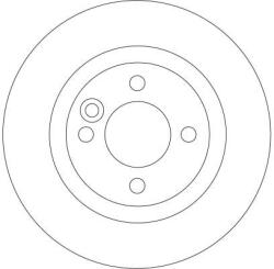 TRW DF4198 féktárcsa (1db)