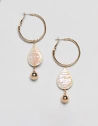 Asos Arany Fülbevaló Gyöngyházzal