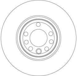 TRW DF4266 féktárcsa (1db)