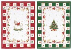 Easy Life Design Karácsonyi konyharuha szett 2 db-os 50x70cm Christmas Tale