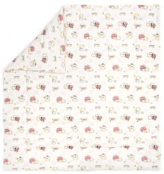 Baby Bruin Bélelt pamut takaró 75x90 cm - Lány kutyus