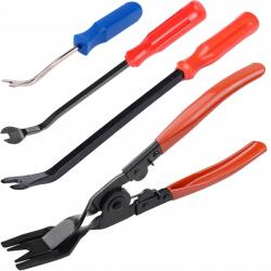 Super PDR Szerszámkészlet Kárpiteltávolító Szerszámok Autókhoz, Buszokhoz Feszegetővaj Pdr (szczypce-łomy-do-demontażu-spinek-auta175-pro)