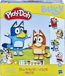 Hasbro Play Doh Gyurma Szett Bluey És Bingo 11 tubus szett gyerekeknek (F4374)