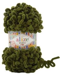 alize Puffy Fine 620 - oliva (kötés kézzel, tű nélkül) (4220)