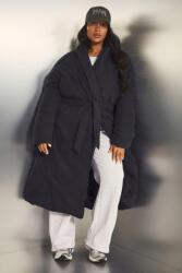 Boohoo Fekete Klasszikus Laza Midaxi Kötött Kabát Hosszú Ujjú Boohoo 44