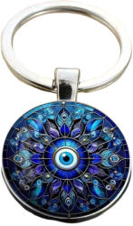 Kincsecske Kollekció Nazar szemes, mandala kulcstartó