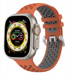 Cubenest Sport Apple Watch szíj narancssárga-szürke (B01R6L01)