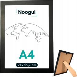  A4-es képkeret Fa Méret 21x30 cm Fából készült Fekete színű (878557)