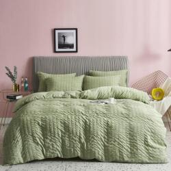 Spod Igły i Nitki Freyamy ágyneműhuzat zöld 200x200cm 100% mikroszálas 2párnahuzat 65x65 (5903068846533)