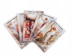 20 db-os laminált rózsafüzér misztérium szett elmélkedésekkel