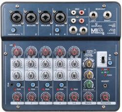 Soundsation MIOSTREAM6 - Mixer audio producție audio live, streaming, podcasting YouTube, TikTok sau Twitch