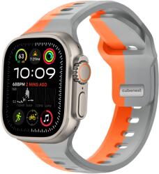  Cubenest Prémium sportpánt Apple Watch-hoz, narancs-szürke (B01R001DLLGOR)