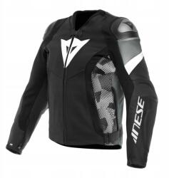 Dainese Avro 5 Férfi Motoros Kabát Bőr Fekete Szürke