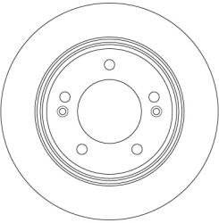 TRW DF6627 féktárcsa (1db)