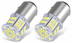  SMD-S25-3054SMD - 2db-os 21/5W 1157-54SMD - fehér - 12V (AL-22254)