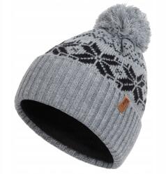 Heyo Férfi Téli Sapka Norvég Mintával, Pomponnal, Meleg Norvég Stílusú Sapka Polár Béléssel (HCU004) - allegro - 2 055 Ft
