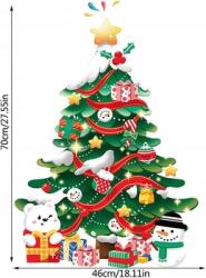  Karácsonyi matricák Ablak karácsonyfa karácsonyi díszek nagy 1m (HG-6030J)