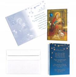  Karácsonyi üdvözlőkártyák, karácsony, 25 db borítékkal (MIX_030)