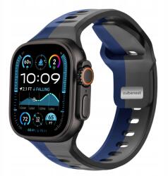Cubenest Prémium sportpánt Apple Watch-hoz, szürke-kék (B01R001DLSGBL)