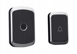 Spreest Vezeték Nélküli Kapucsengő, vízálló, 36 dallam, 300m hatótávolság (A20 Czarny 1T1R)