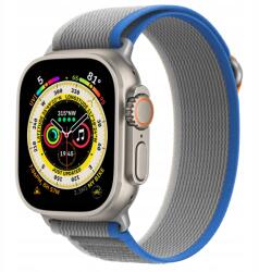 Cubenest Szíj Apple Watch-hoz, Trail kivitel, szürke-kék (B02N2L01)