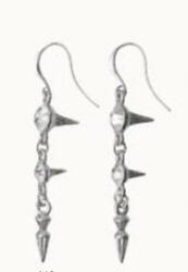 Pilgrim Ezüstözött Lógós Fülbevaló